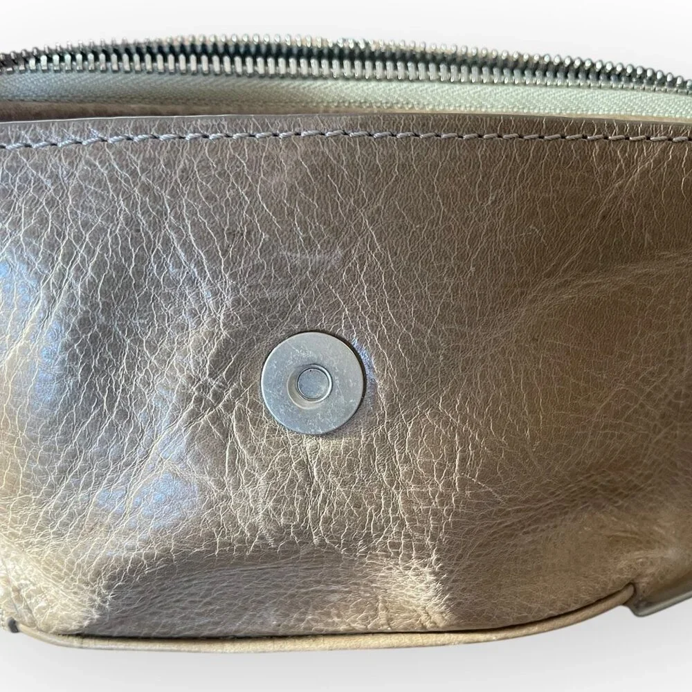 Joy Gryson Juliana Tan Leather Crossbody Bag